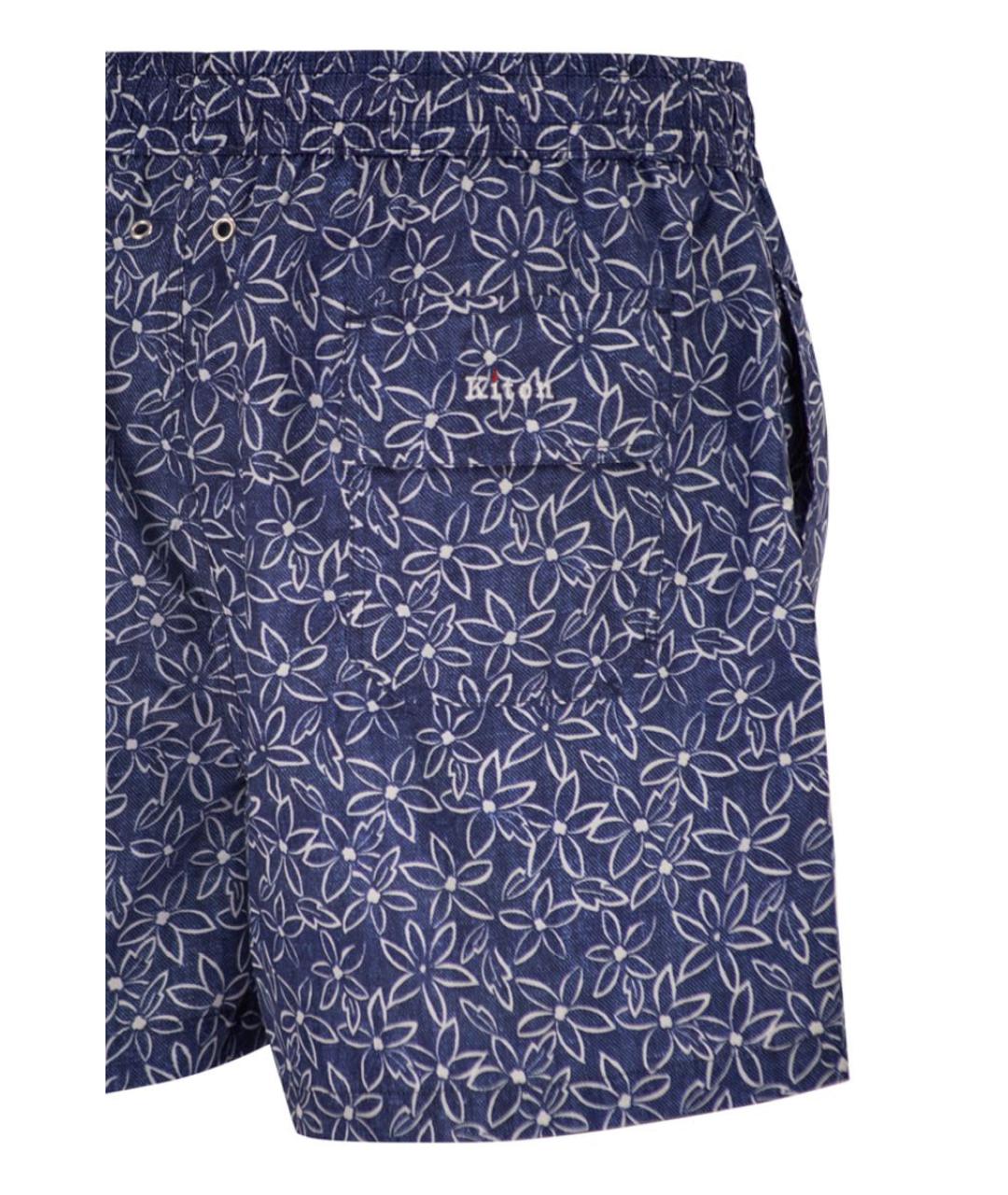 KITON Синие полиэстеровые плавки, фото 4