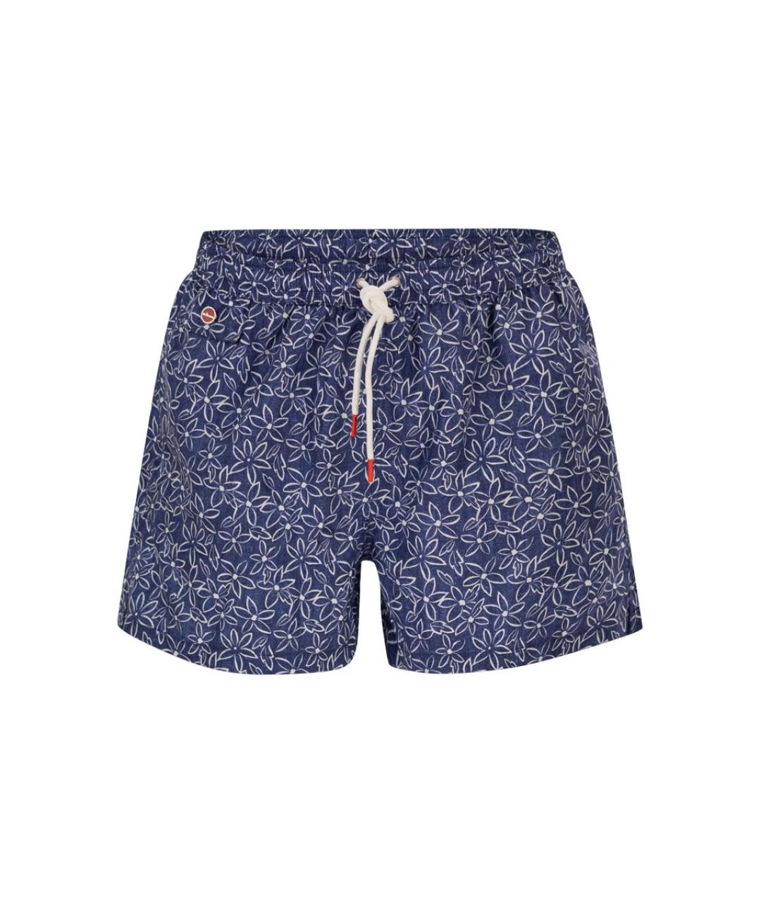 KITON Синие полиэстеровые плавки, фото 1