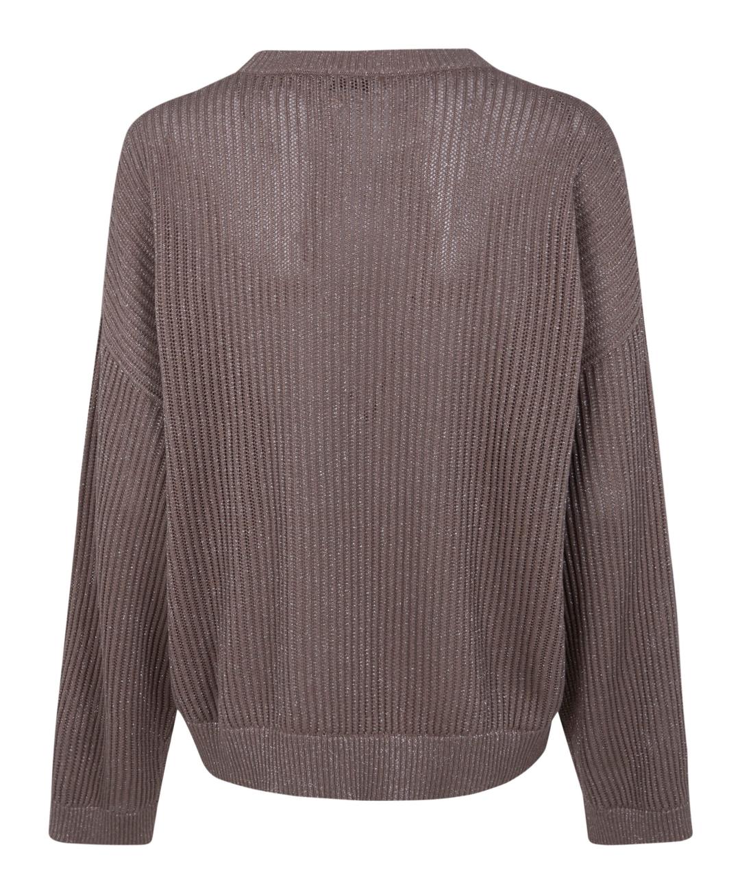 BRUNELLO CUCINELLI Бежевый джемпер / свитер, фото 2