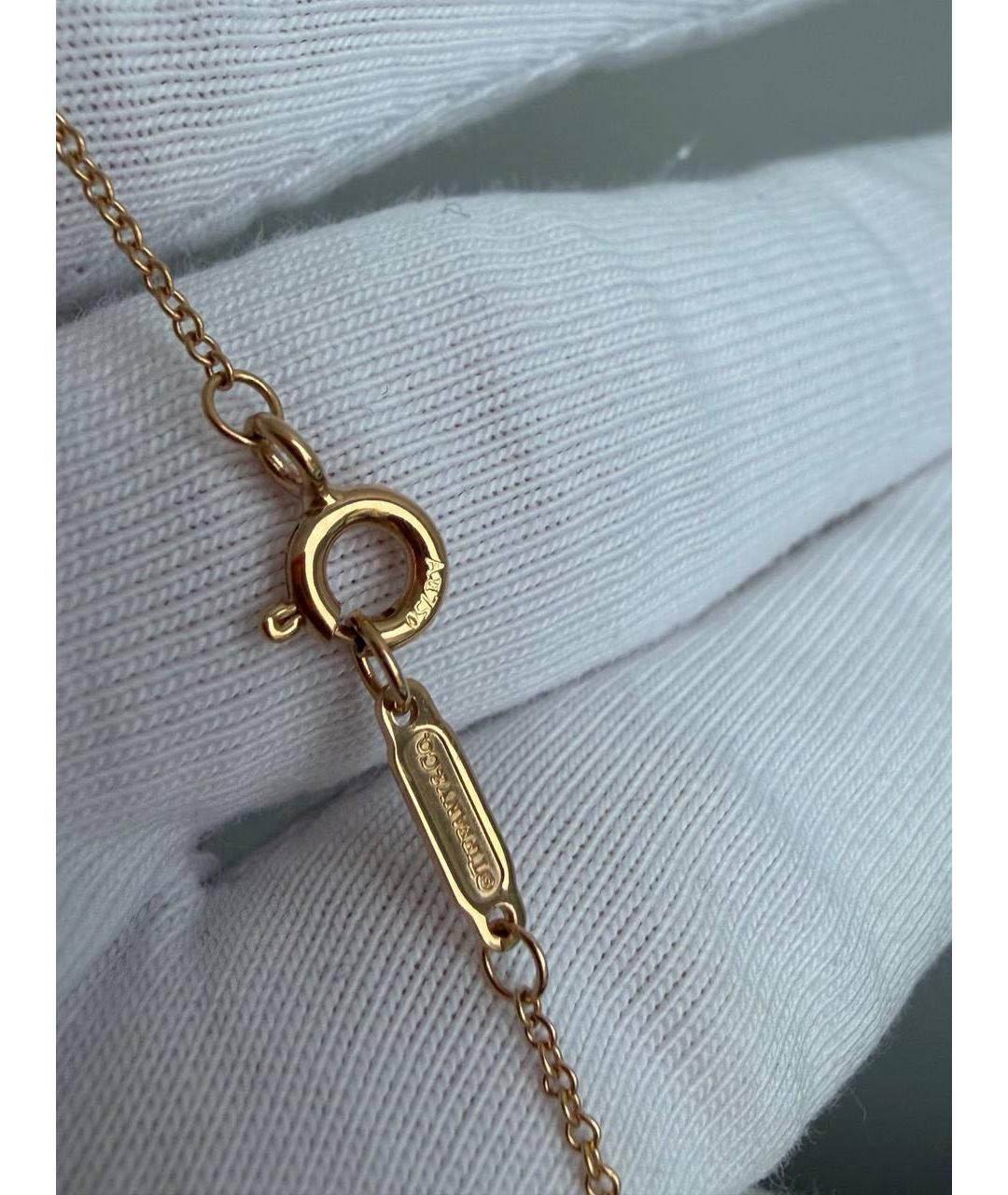 TIFFANY&CO Желтая подвеска из желтого золота, фото 5