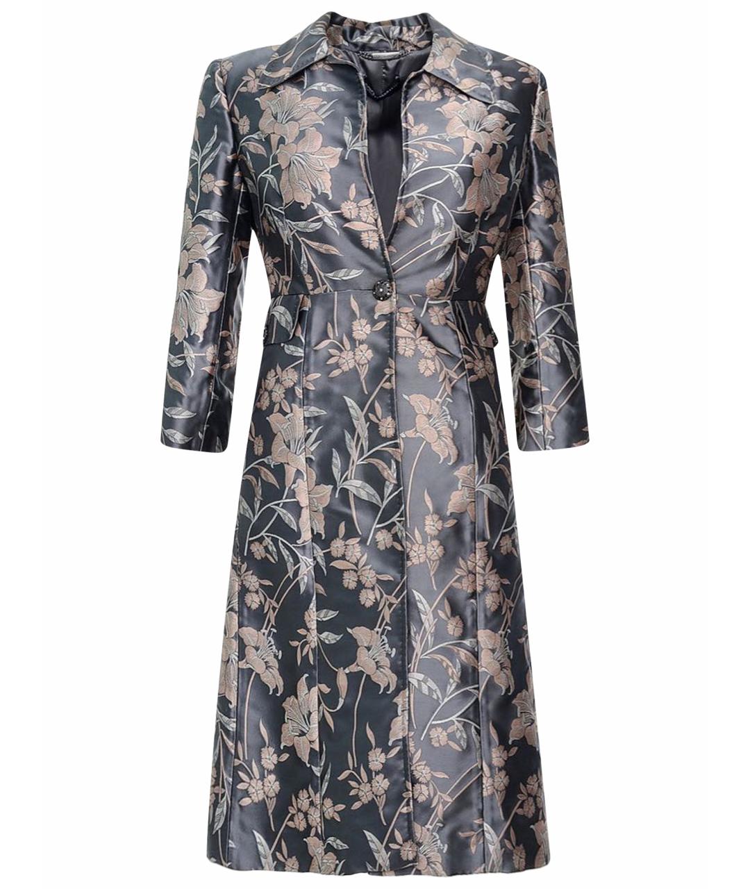DOLCE&GABBANA Мульти шелковое пальто, фото 1