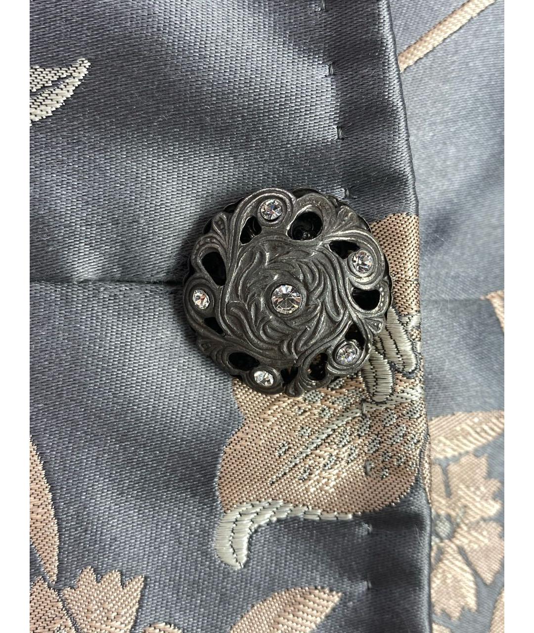 DOLCE&GABBANA Мульти шелковое пальто, фото 4