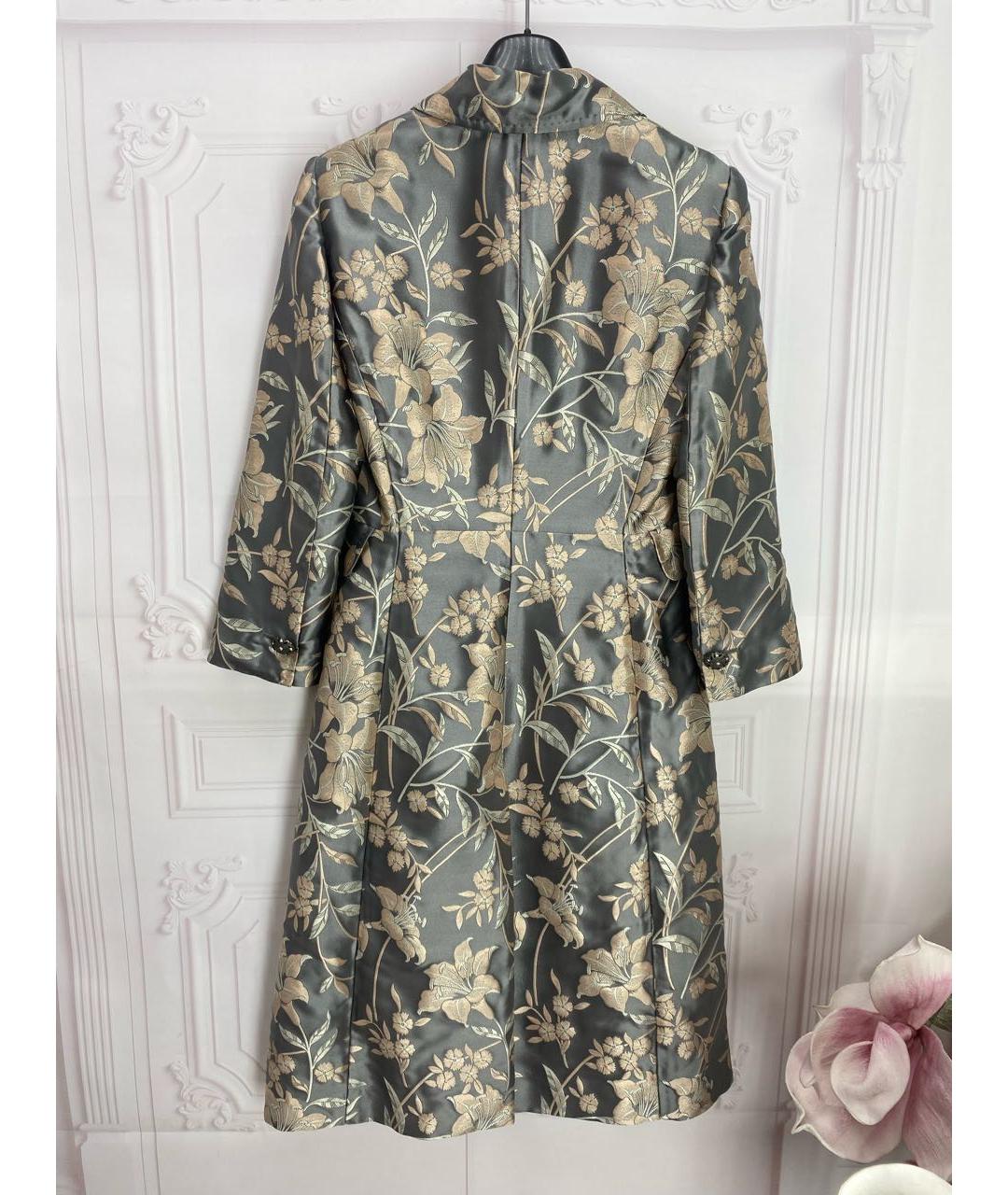 DOLCE&GABBANA Мульти шелковое пальто, фото 2