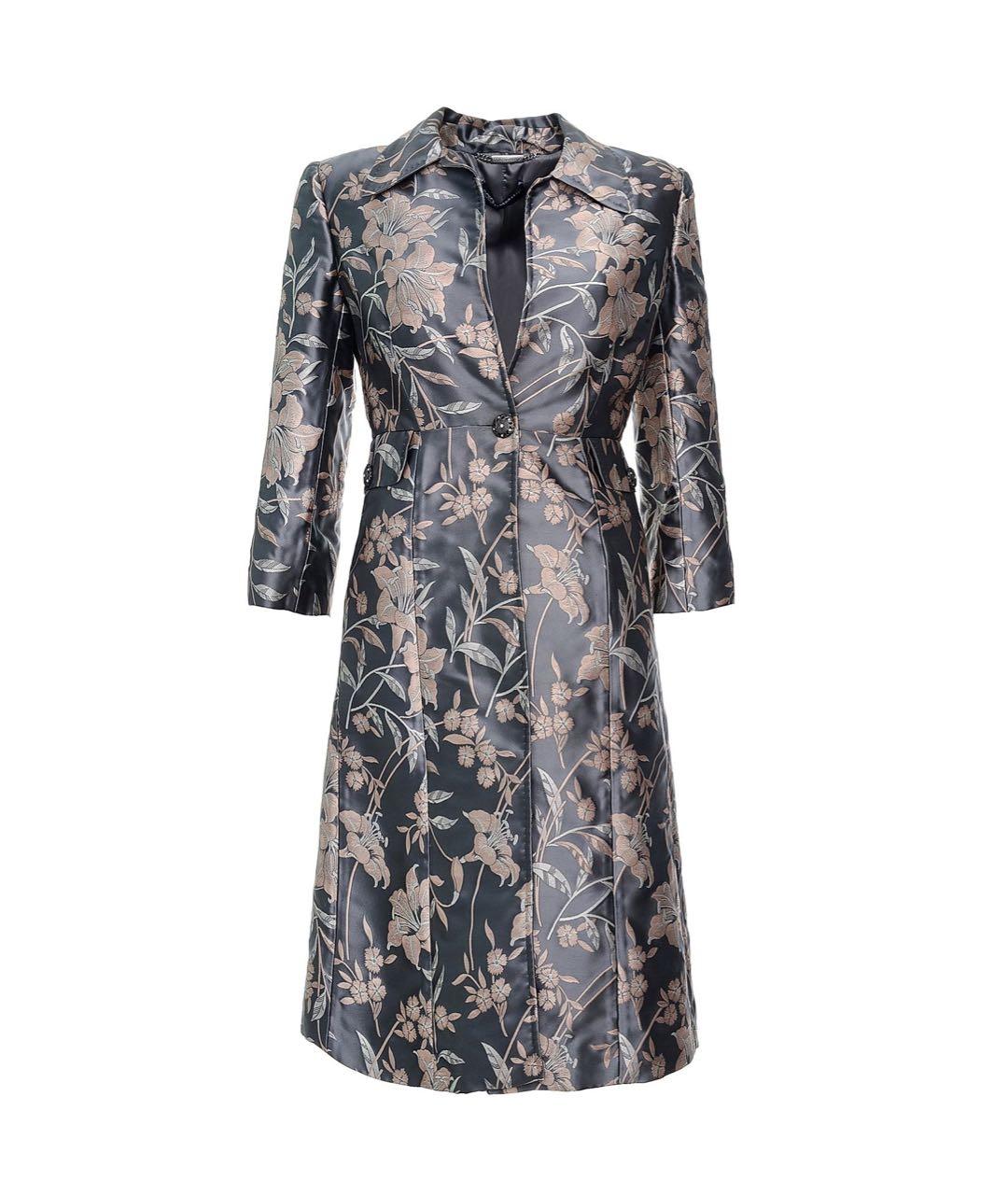 DOLCE&GABBANA Мульти шелковое пальто, фото 9