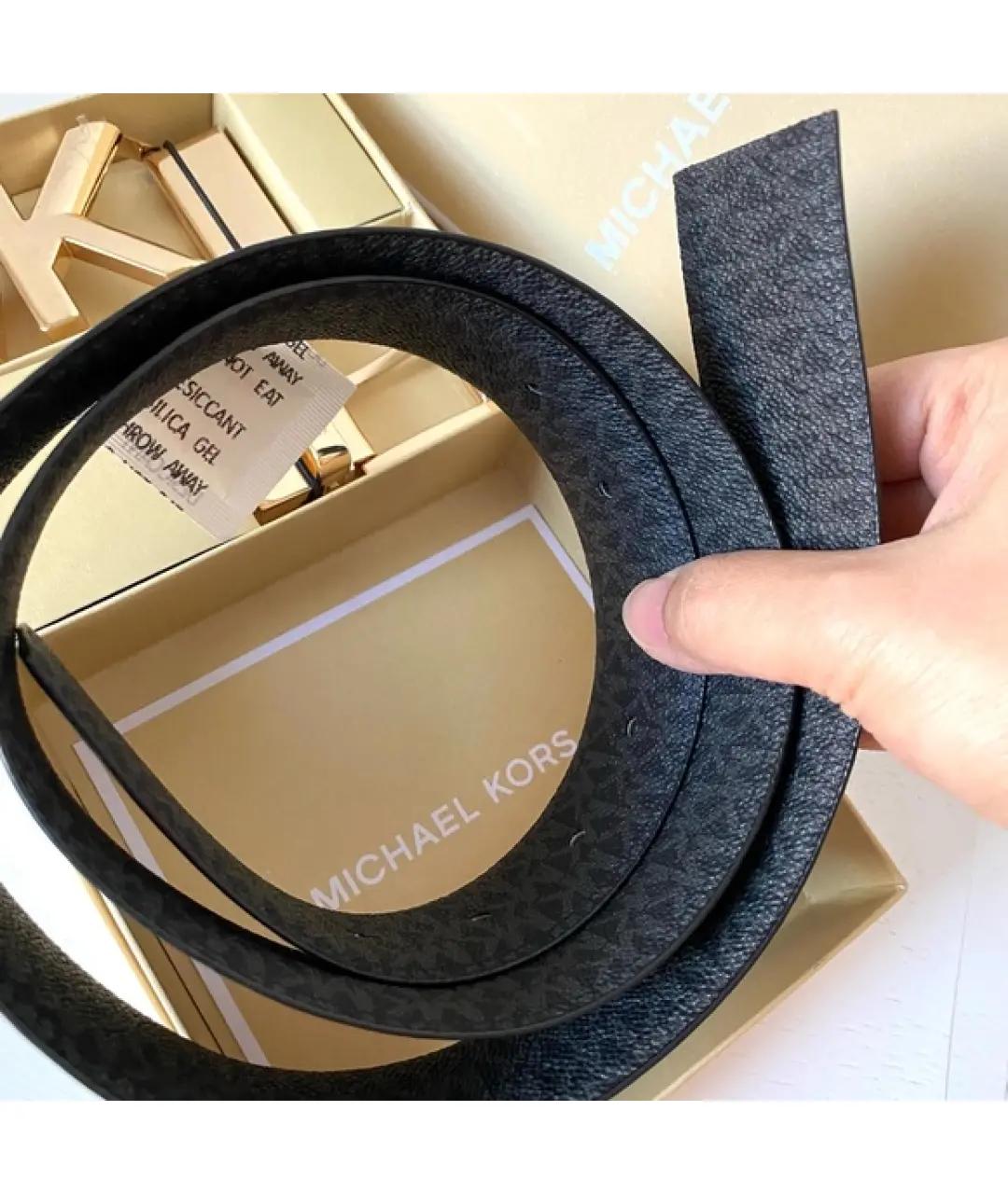 MICHAEL KORS Черный ремень, фото 5