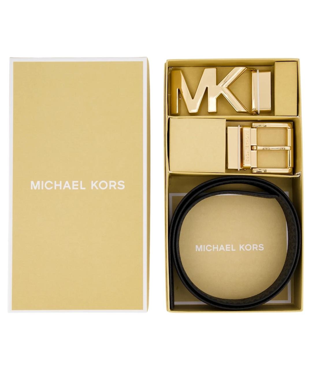 MICHAEL KORS Черный ремень, фото 1