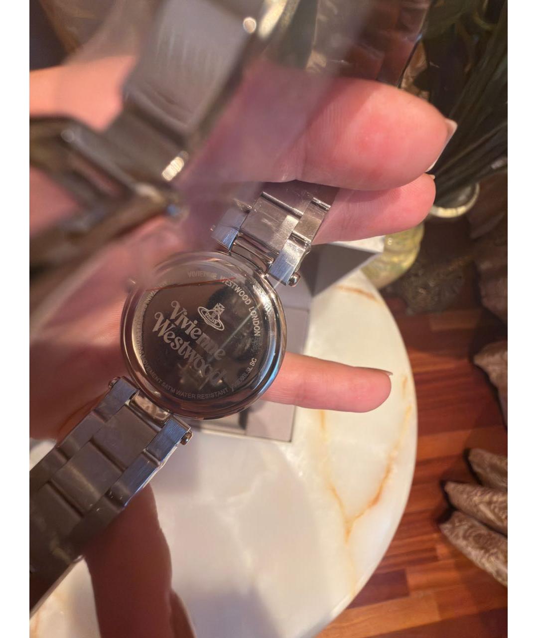 VIVIENNE WESTWOOD Голубые металлические часы, фото 2