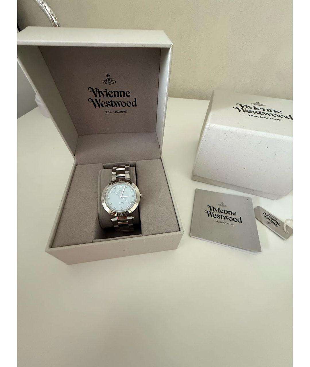 VIVIENNE WESTWOOD Голубые металлические часы, фото 4
