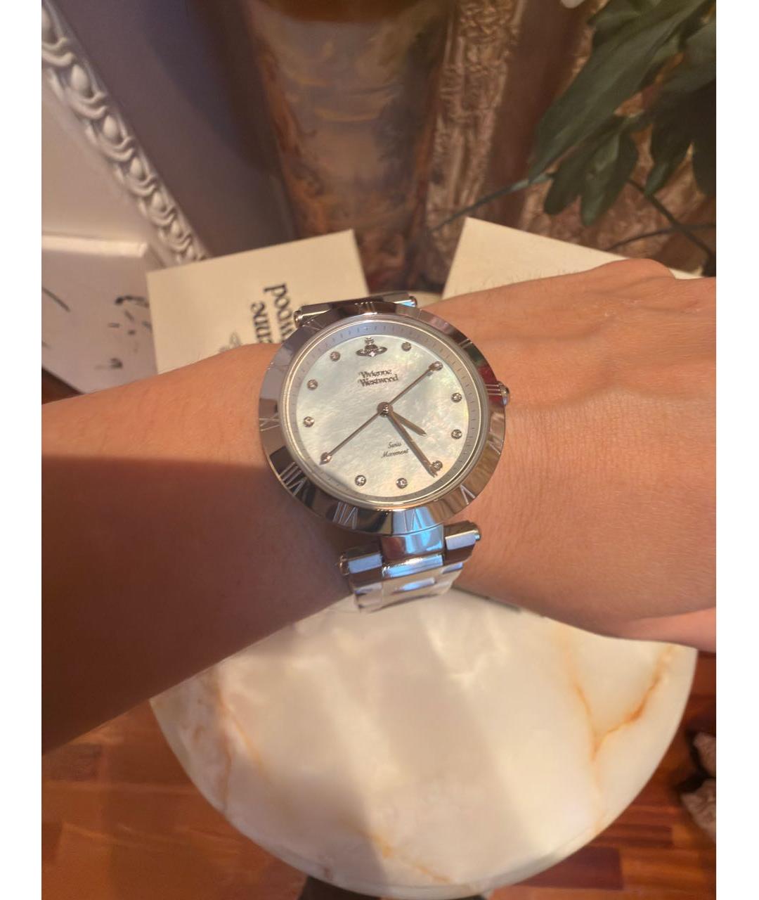 VIVIENNE WESTWOOD Голубые металлические часы, фото 6