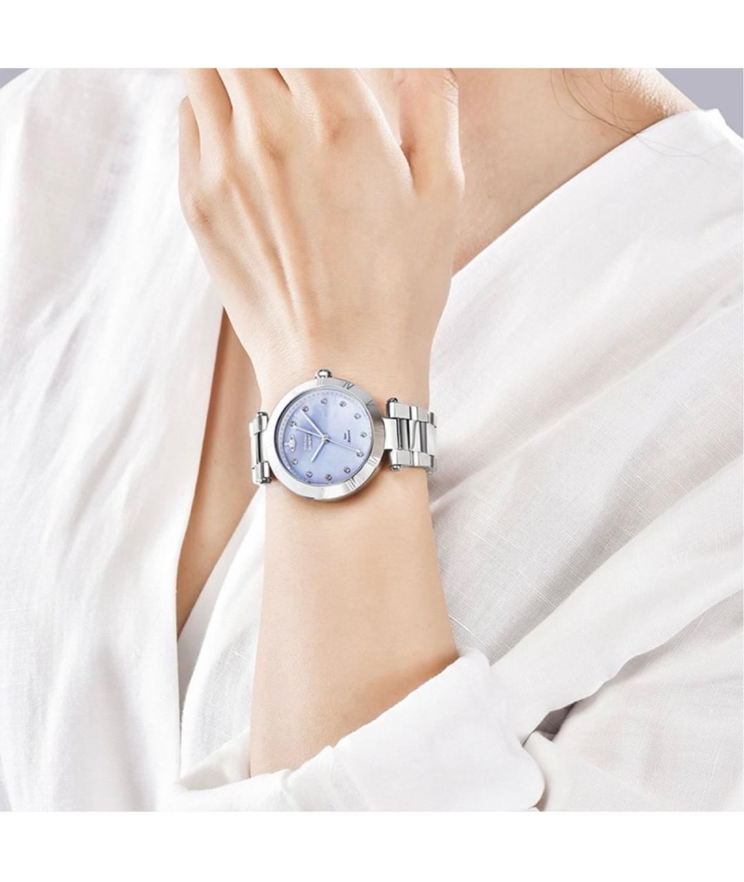 VIVIENNE WESTWOOD Голубые металлические часы, фото 7