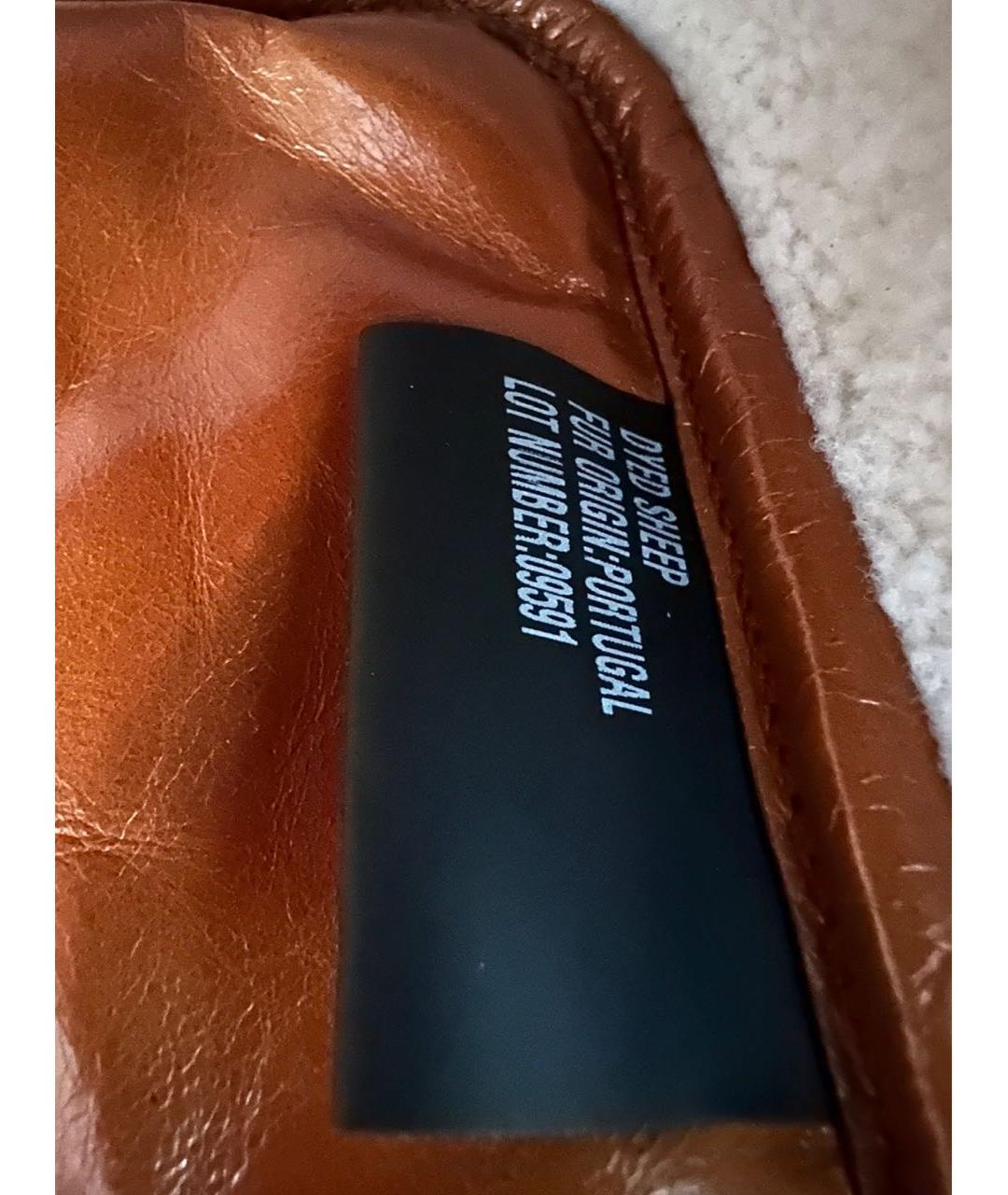 PRADA Коричневая кожаная сумка с короткими ручками, фото 5