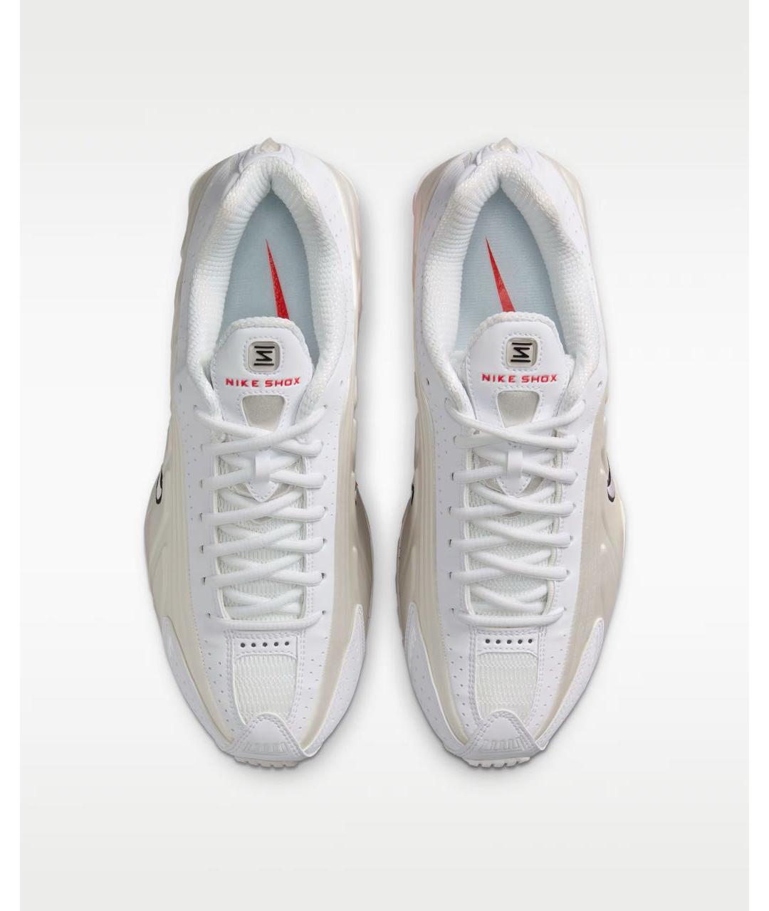 NIKE Белые кроссовки из искусственной кожи, фото 3