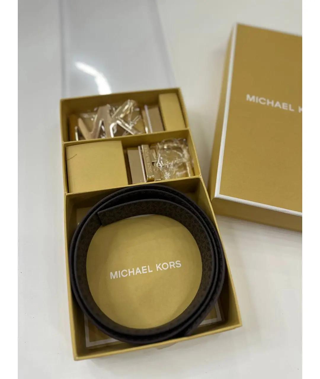 MICHAEL KORS Коричневый ремень, фото 3