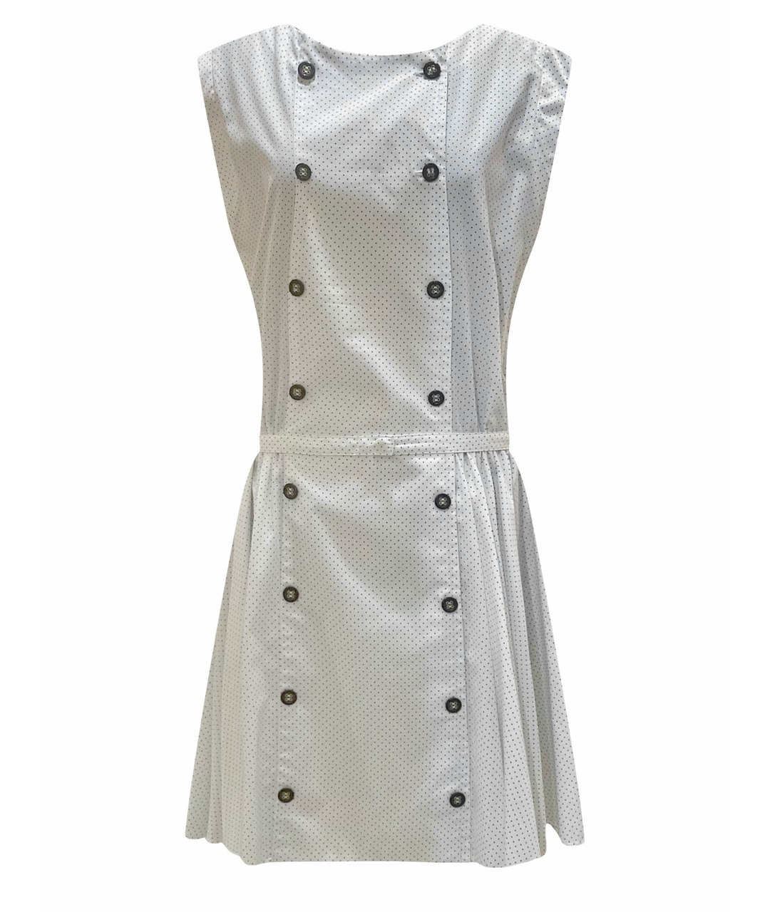GIANFRANCO FERRE Белое хлопковое повседневное платье, фото 1