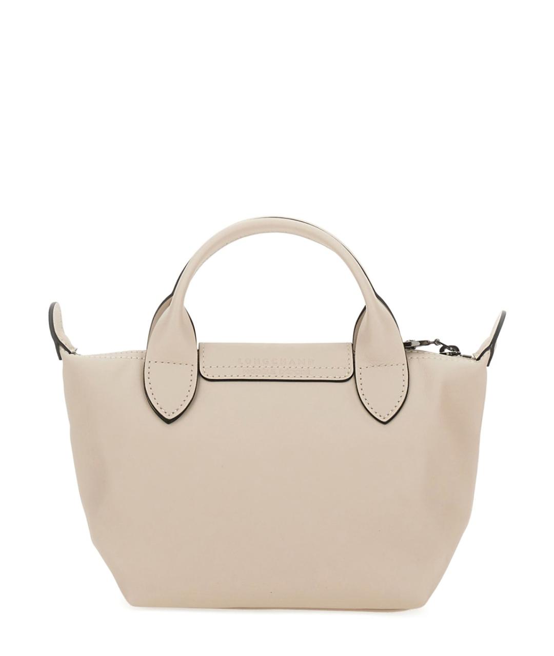 LONGCHAMP Белая сумка с короткими ручками, фото 2