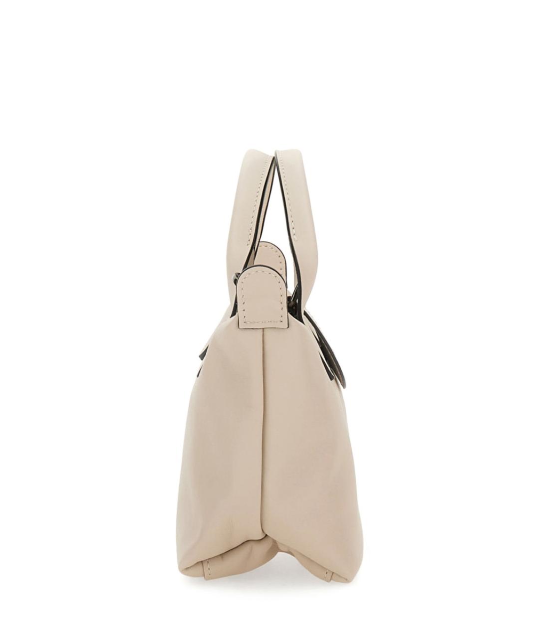 LONGCHAMP Белая сумка с короткими ручками, фото 5