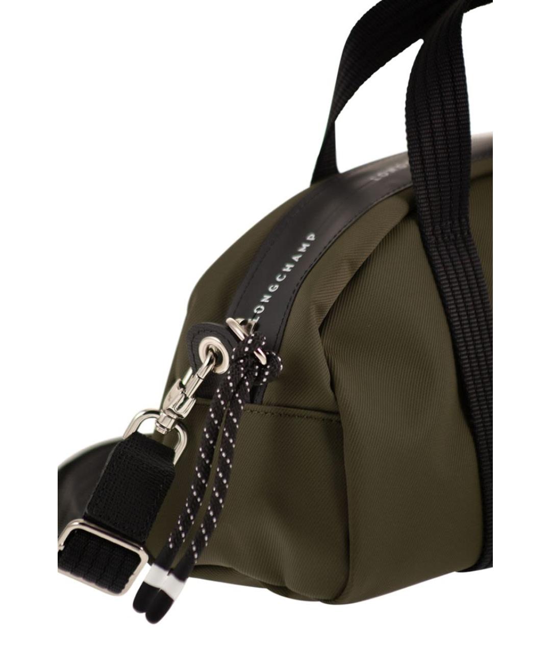 LONGCHAMP Хаки синтетическая сумка на плечо, фото 5