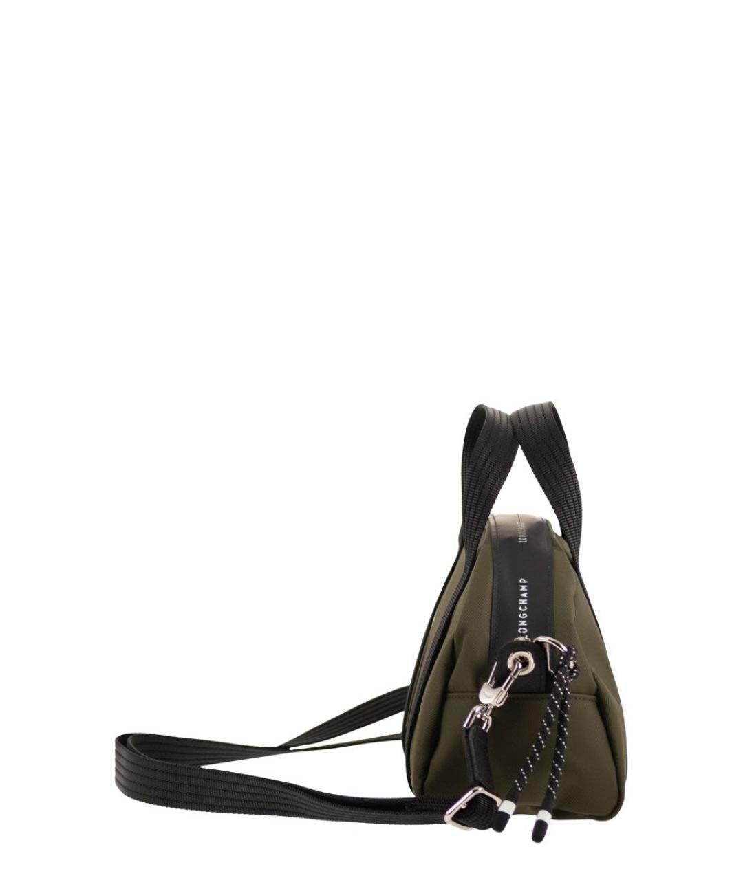 LONGCHAMP Хаки синтетическая сумка на плечо, фото 3