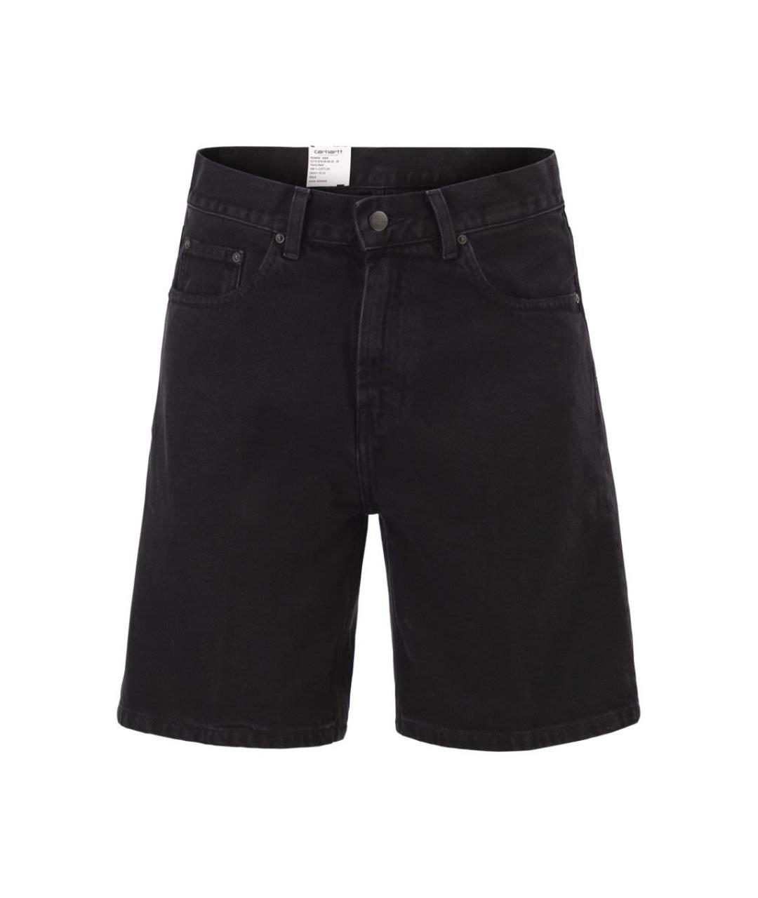 CARHARTT WIP Черные хлопковые шорты, фото 1