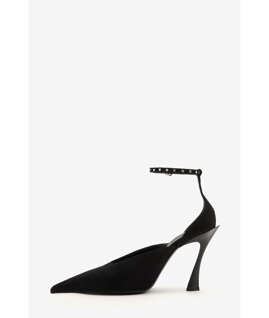 MUGLER Черные замшевые туфли, фото 2