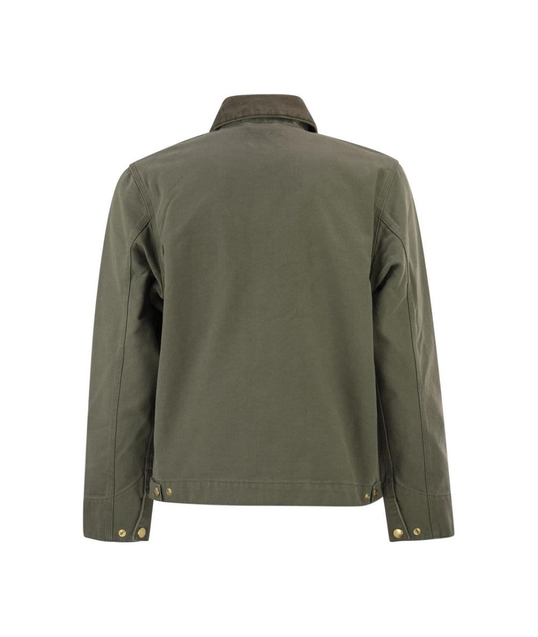 CARHARTT WIP Зеленая хлопковая куртка, фото 2