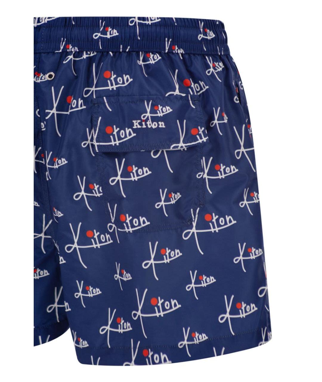 KITON Синие полиэстеровые плавки, фото 4