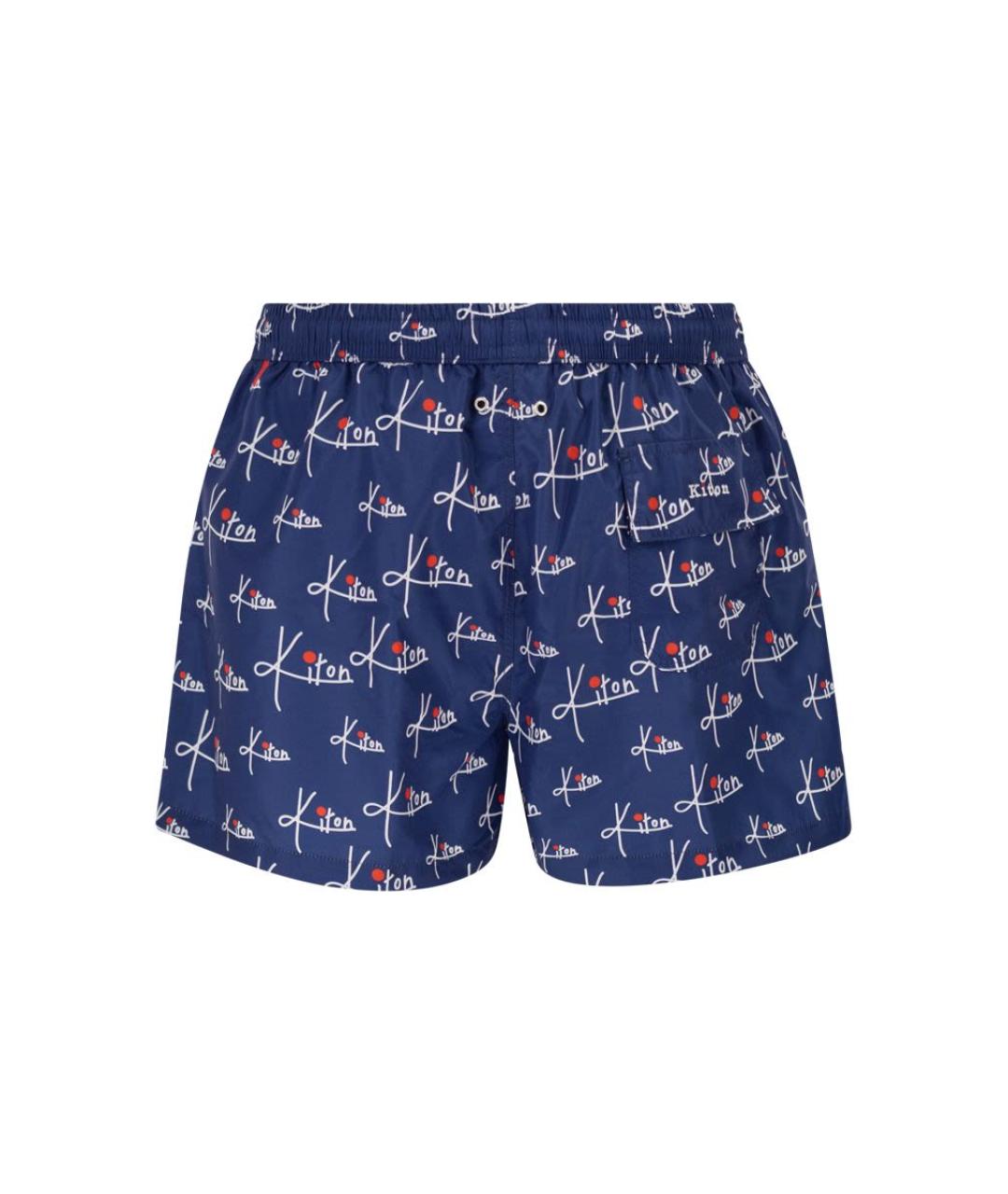 KITON Синие полиэстеровые плавки, фото 2