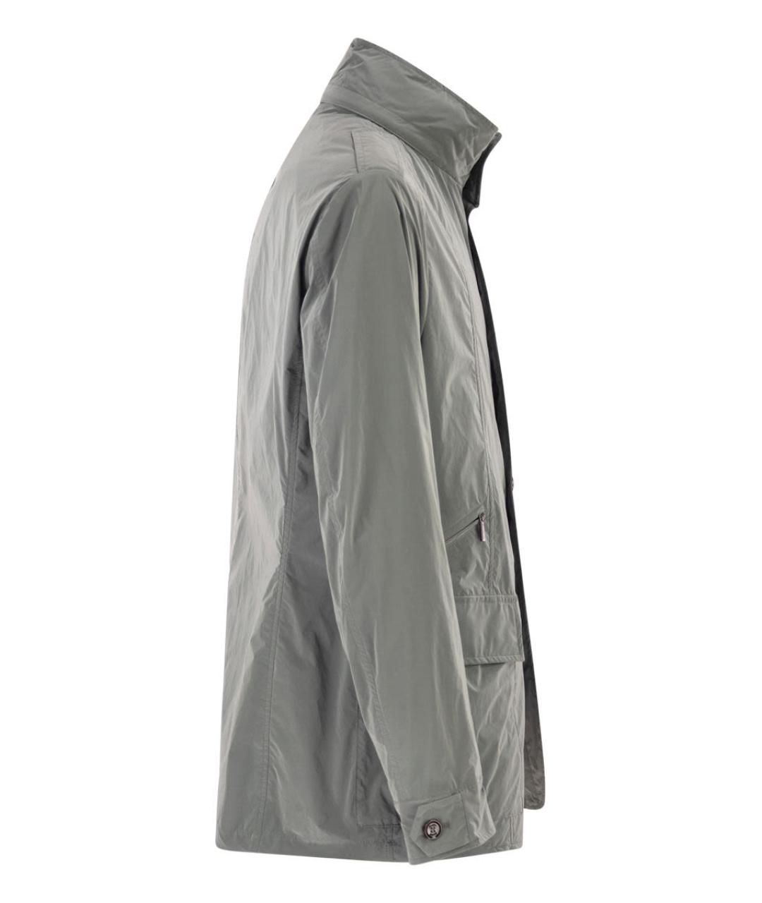 MOORER Серая полиамидовая куртка, фото 3