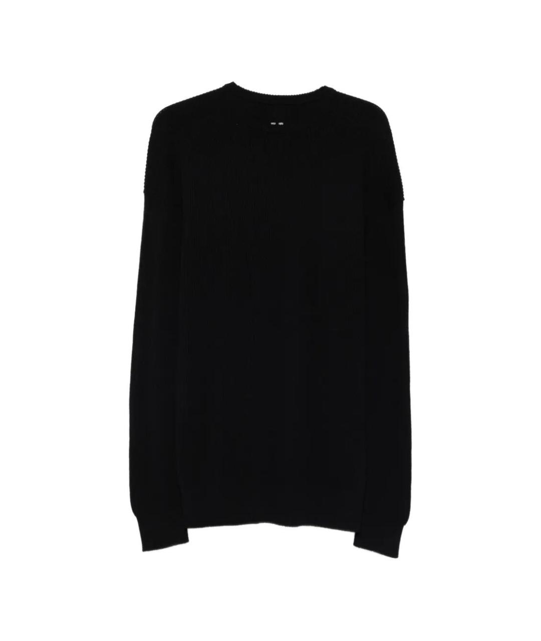RICK OWENS Черный шерстяной джемпер / свитер, фото 1