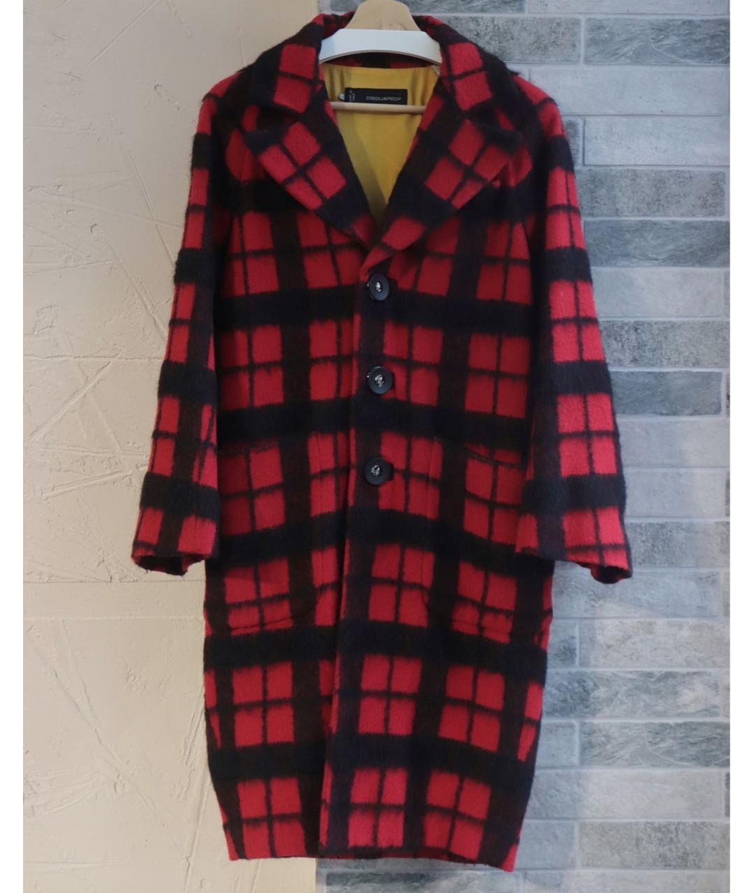 DSQUARED2 Мульти шерстяное пальто, фото 9