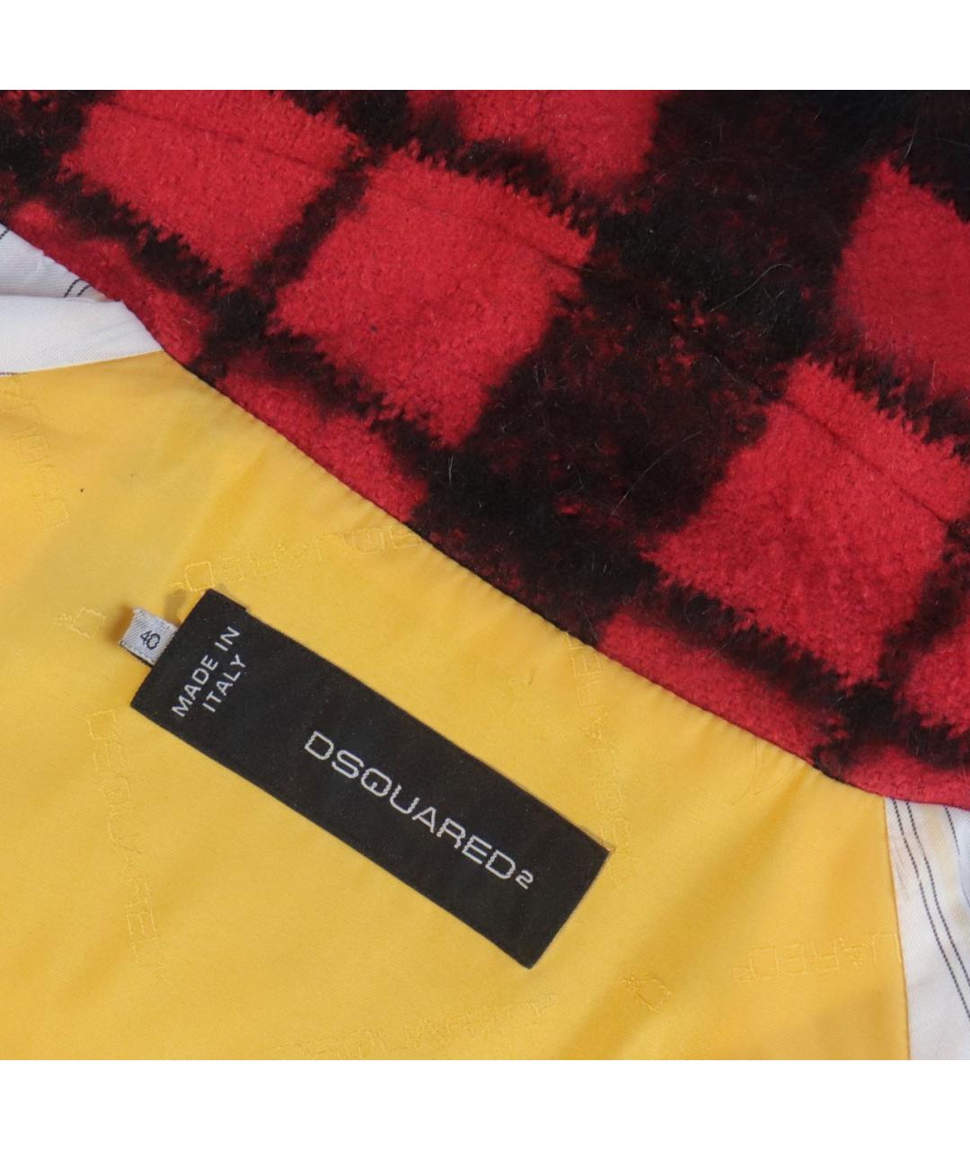 DSQUARED2 Мульти шерстяное пальто, фото 3