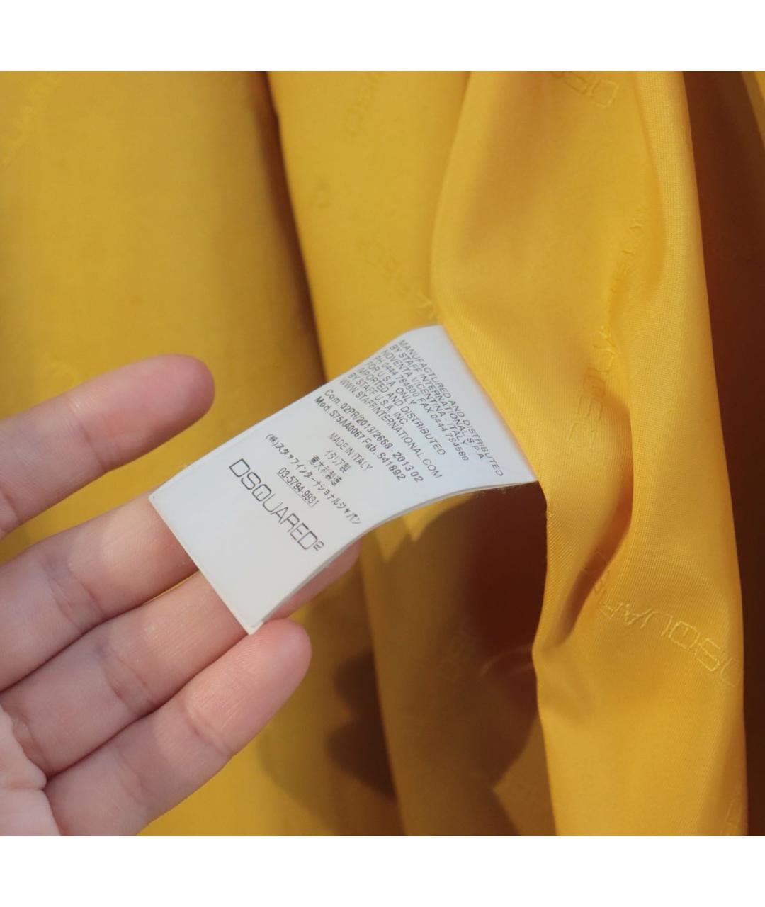 DSQUARED2 Мульти шерстяное пальто, фото 8