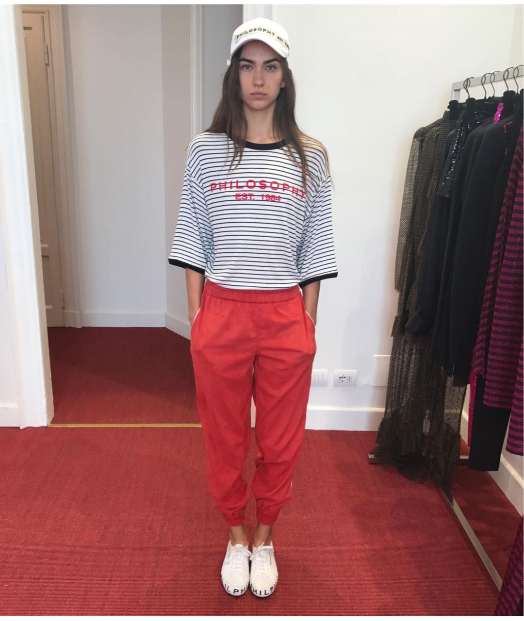 PHILOSOPHY DI LORENZO SERAFINI Белый хлопковый джемпер / свитер, фото 5