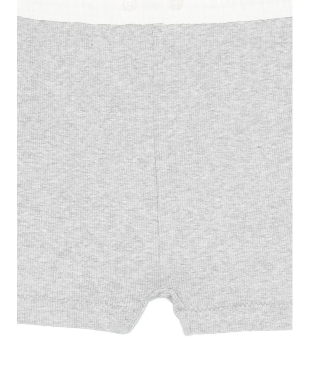 entire studios Серые хлопковые шорты, фото 3