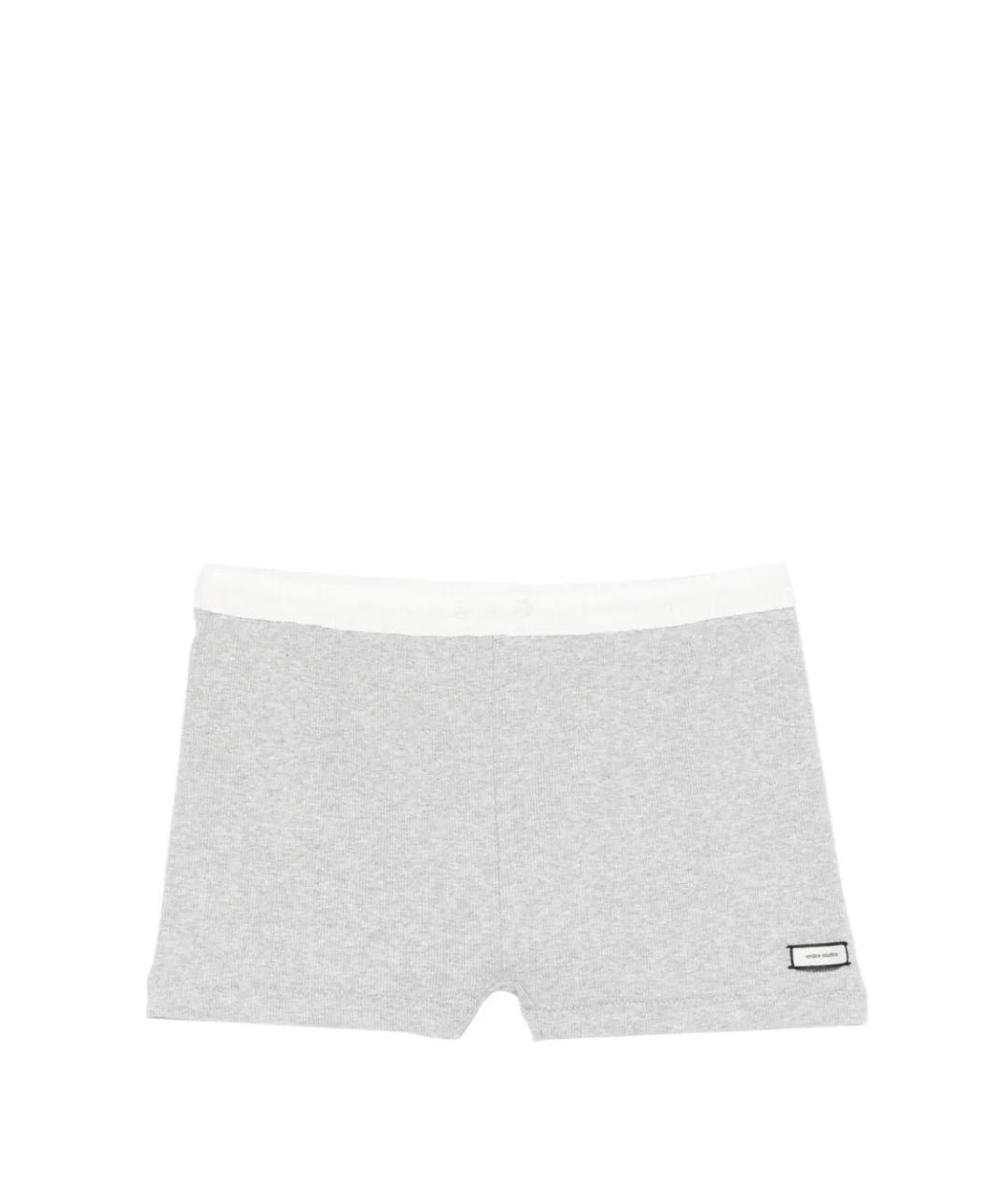 entire studios Серые хлопковые шорты, фото 1