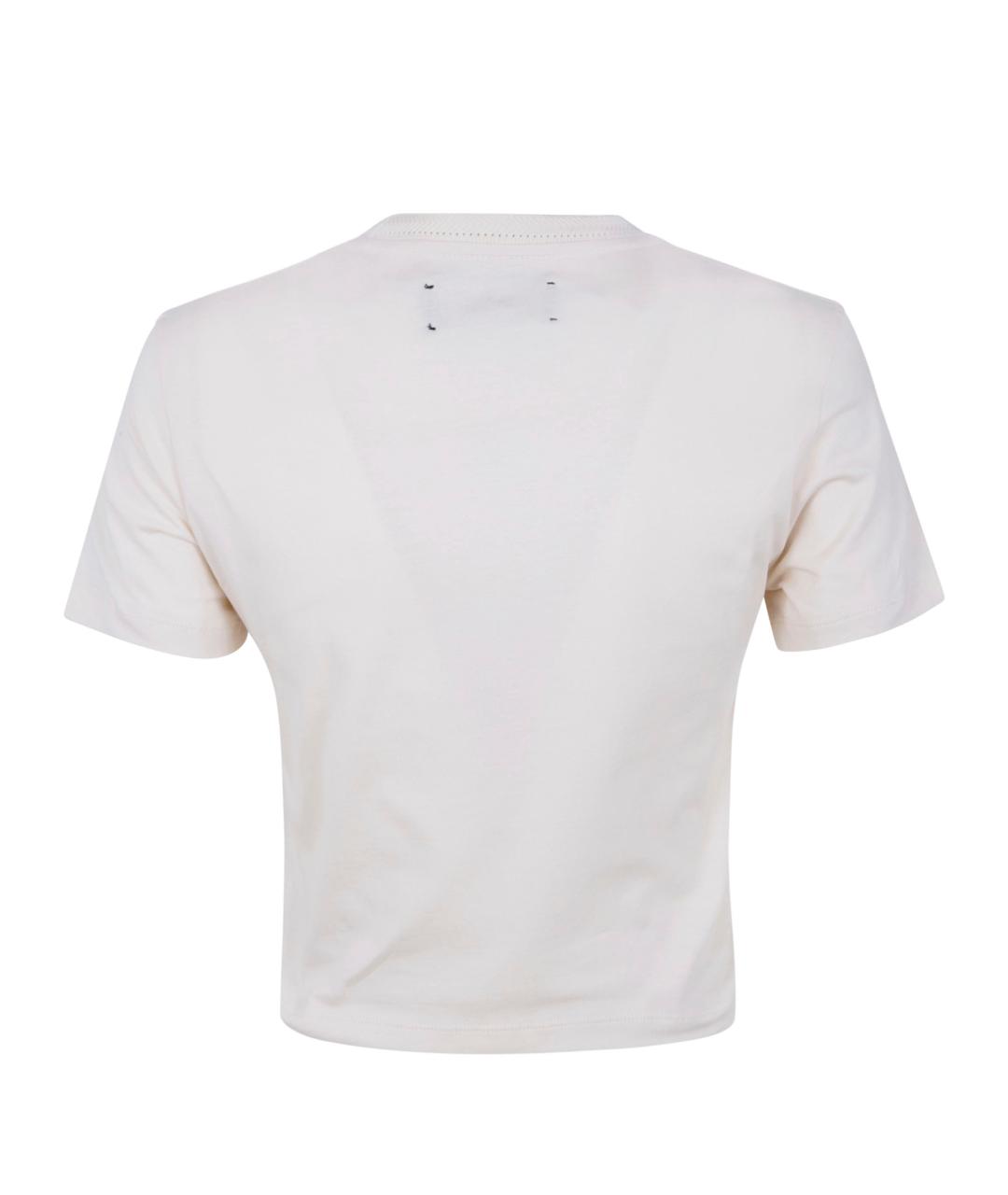 AMIRI Белая хлопковая футболка, фото 4