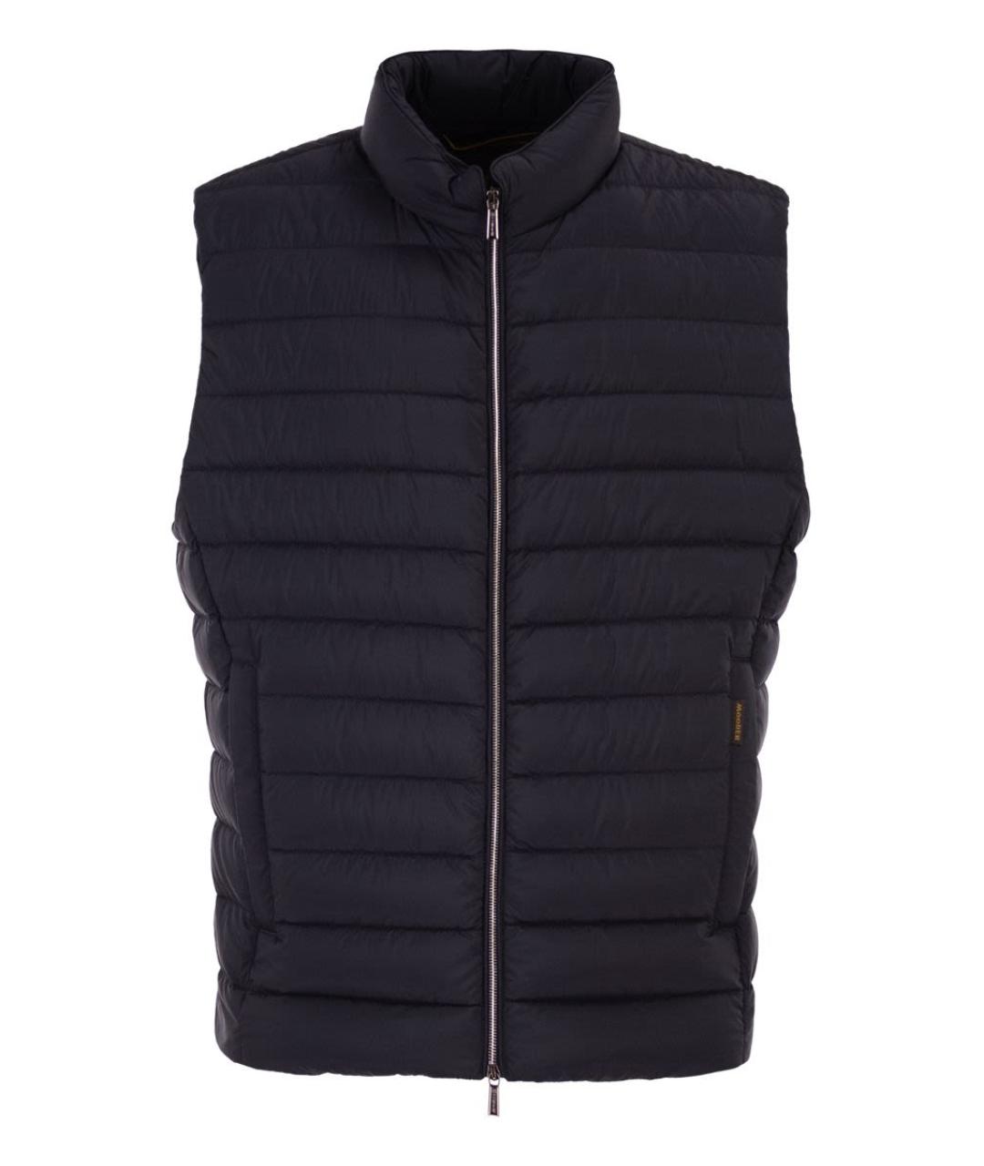 MOORER Темно-синий полиамидовый жилет, фото 1