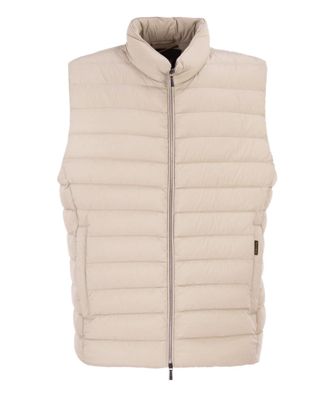 MOORER Бежевый полиамидовый жилет, фото 1