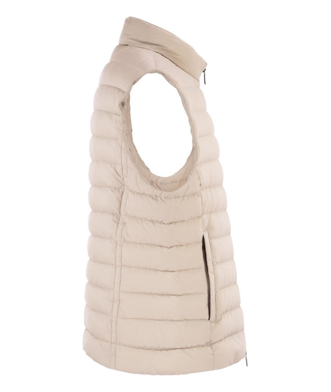 MOORER Бежевый полиамидовый жилет, фото 3