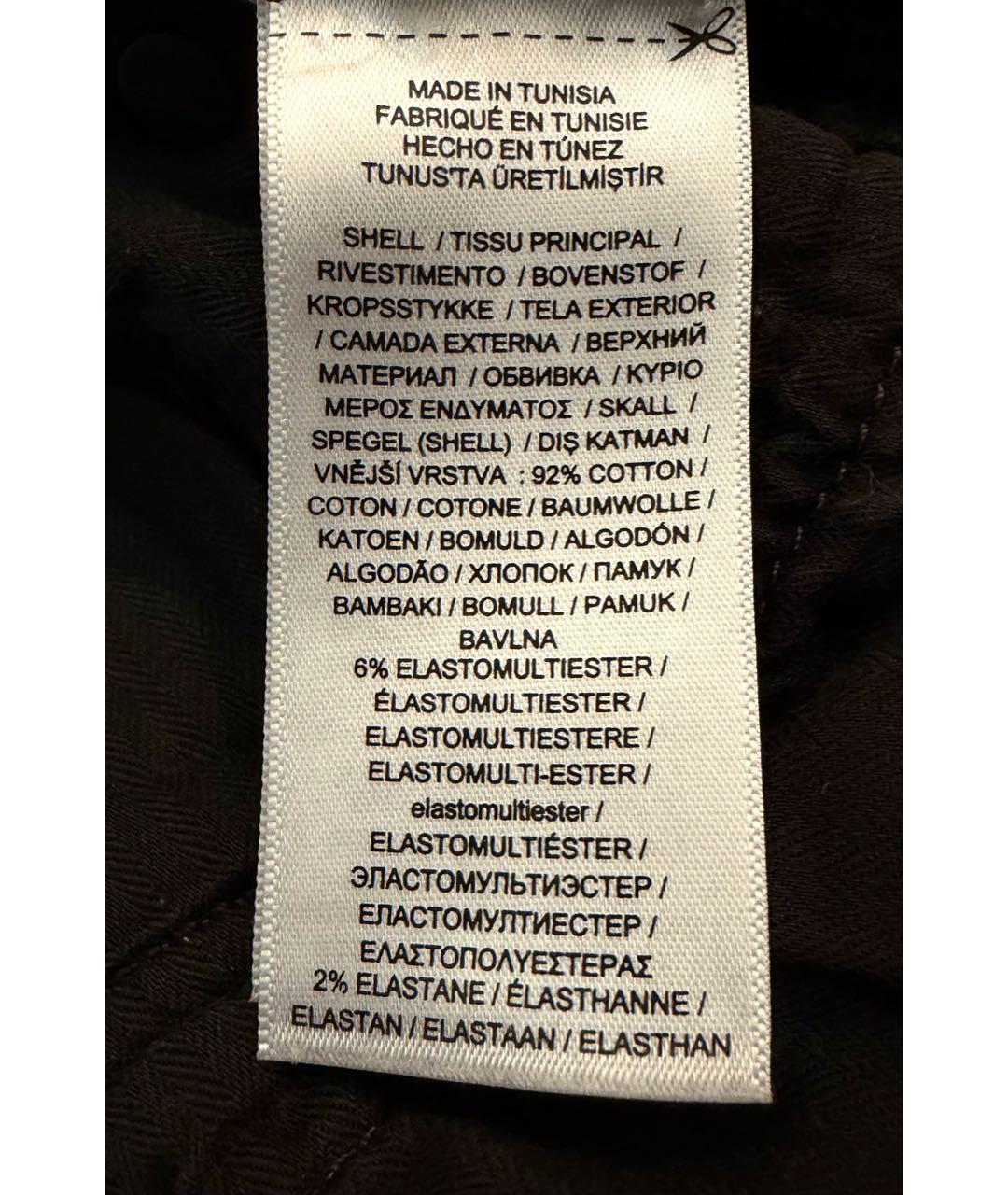 POLO RALPH LAUREN Синие хлопковые джинсы скинни, фото 7