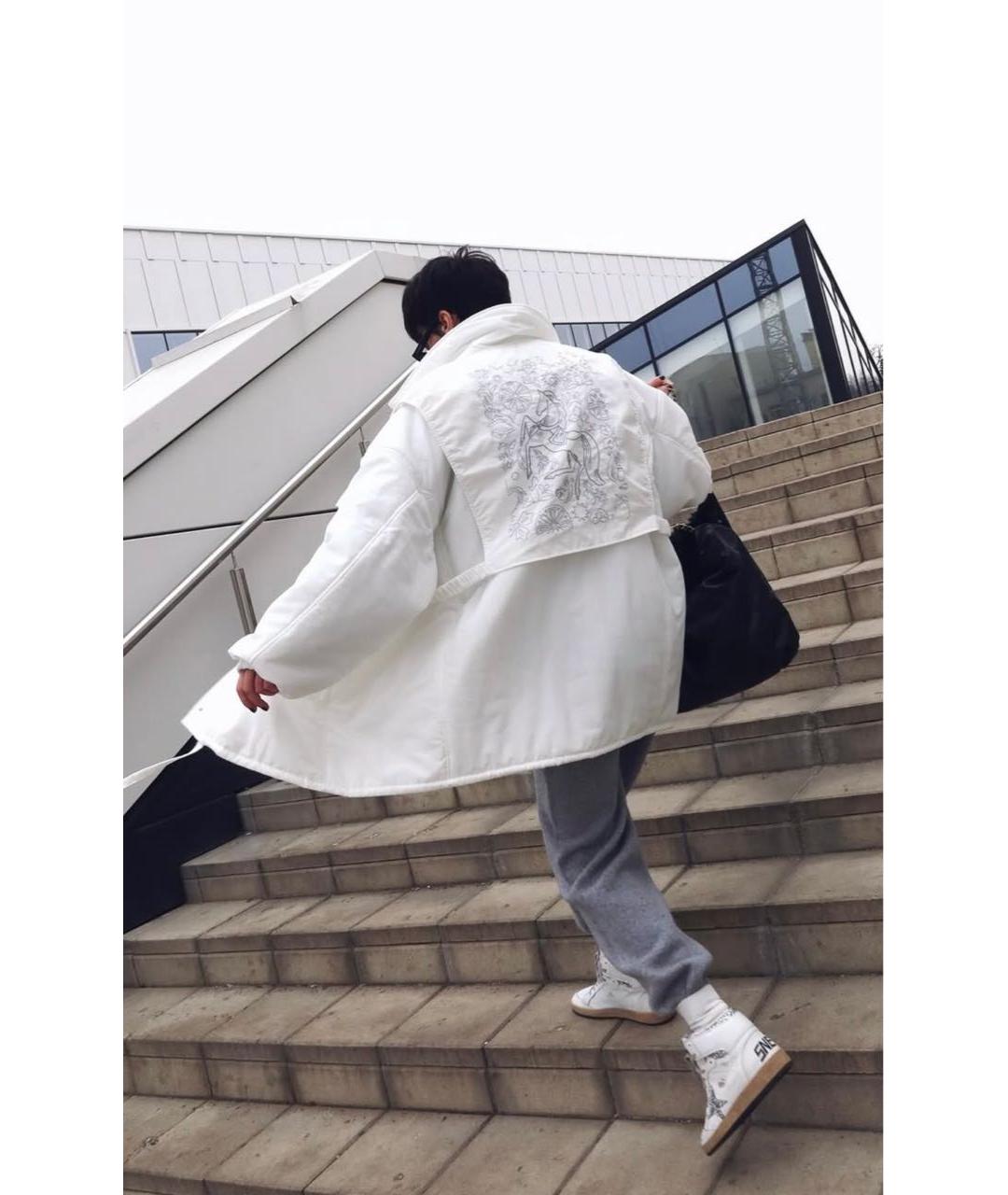 GOLDEN GOOSE DELUXE BRAND Белые кожаные кеды, фото 6