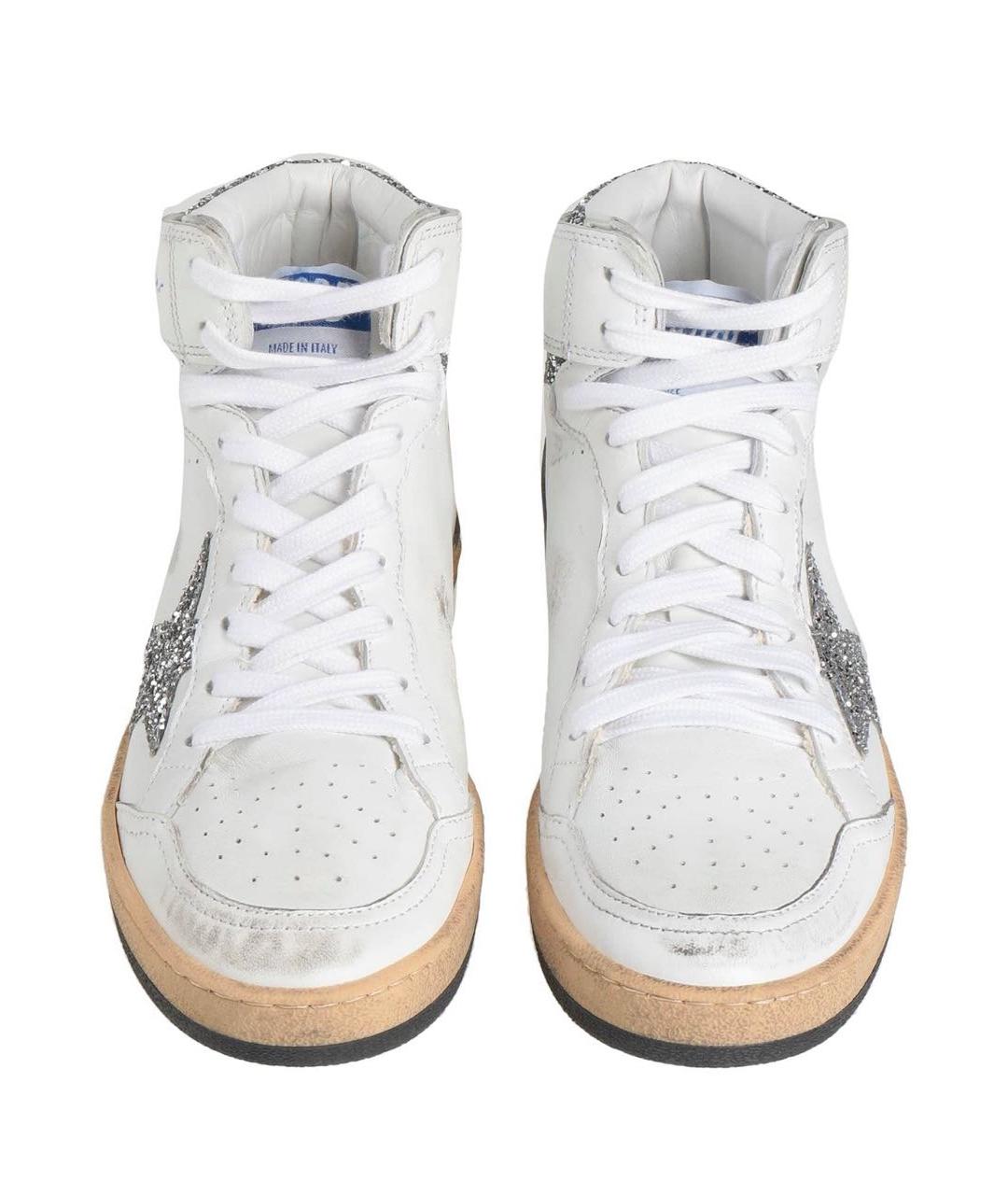 GOLDEN GOOSE DELUXE BRAND Белые кожаные кеды, фото 3