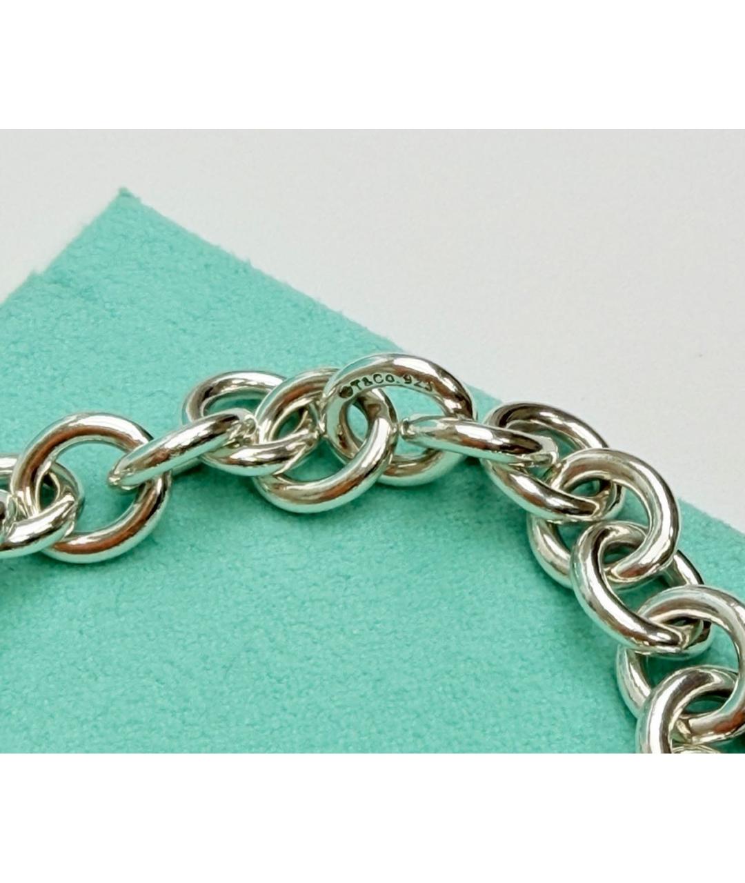 TIFFANY&CO Бирюзовый серебряный браслет, фото 6