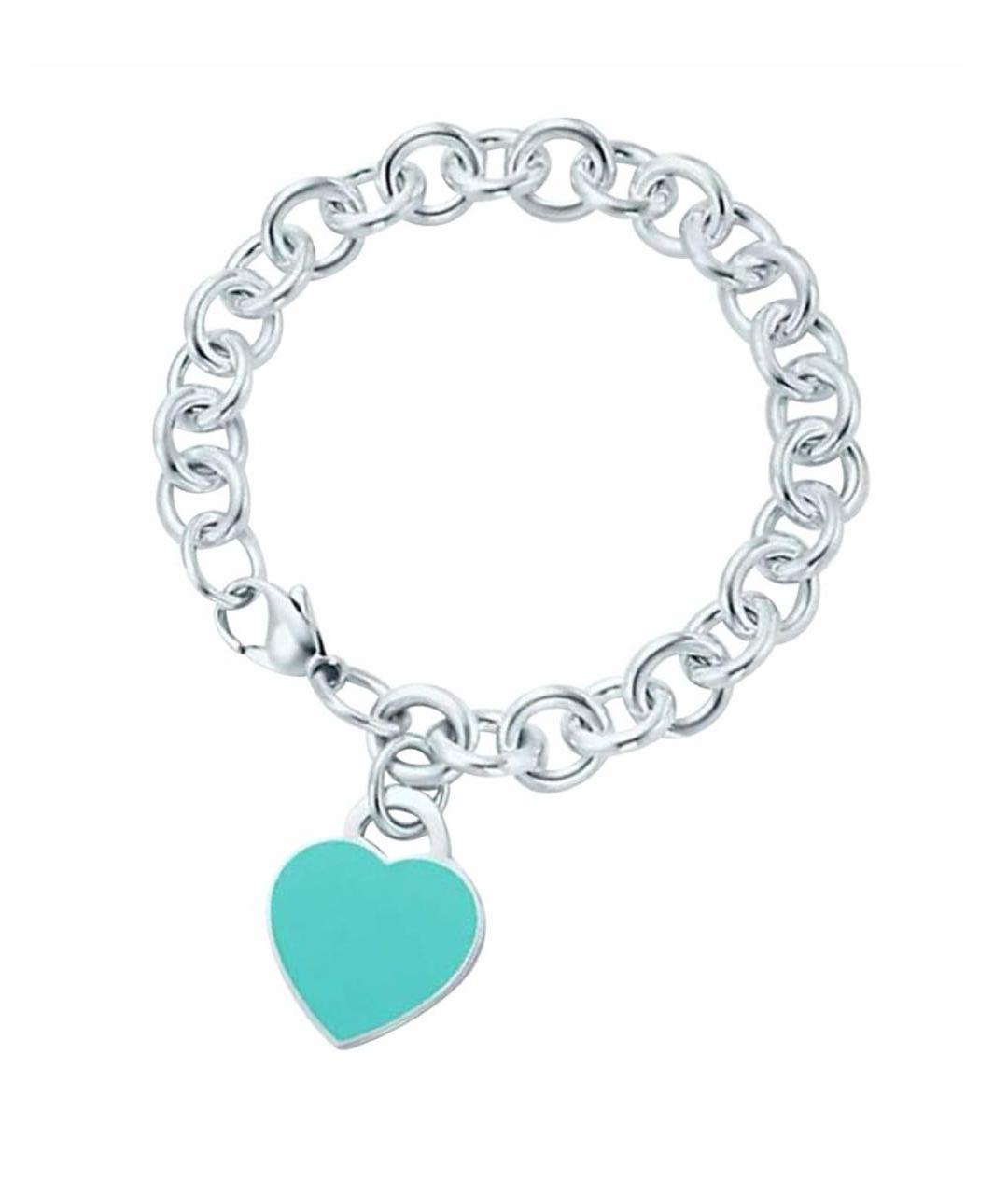 TIFFANY&CO Бирюзовый серебряный браслет, фото 1