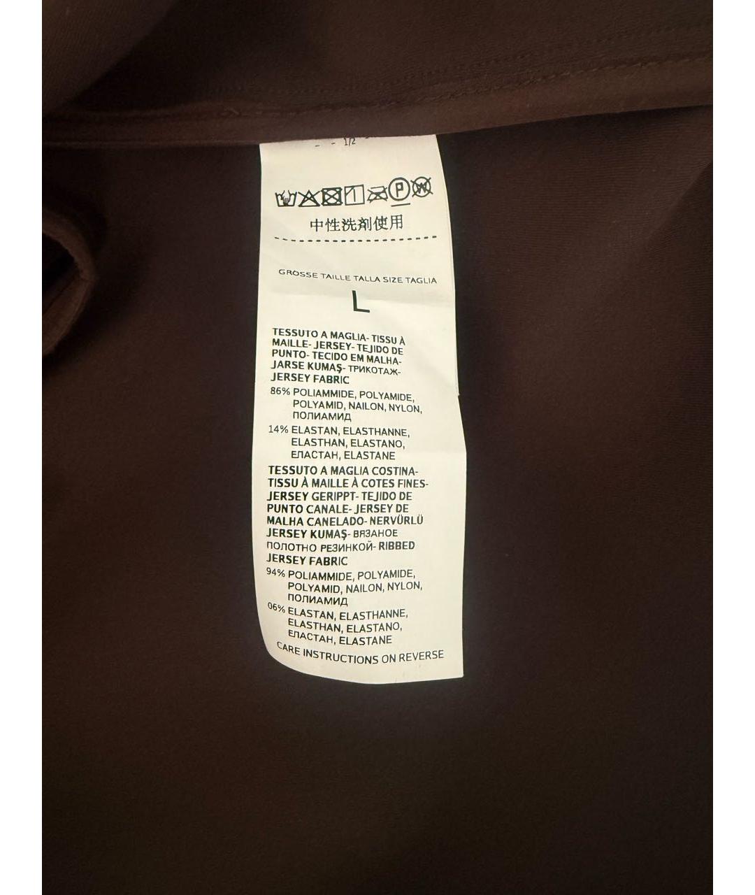 MAX MARA Коричневый синтетический костюм с брюками, фото 4