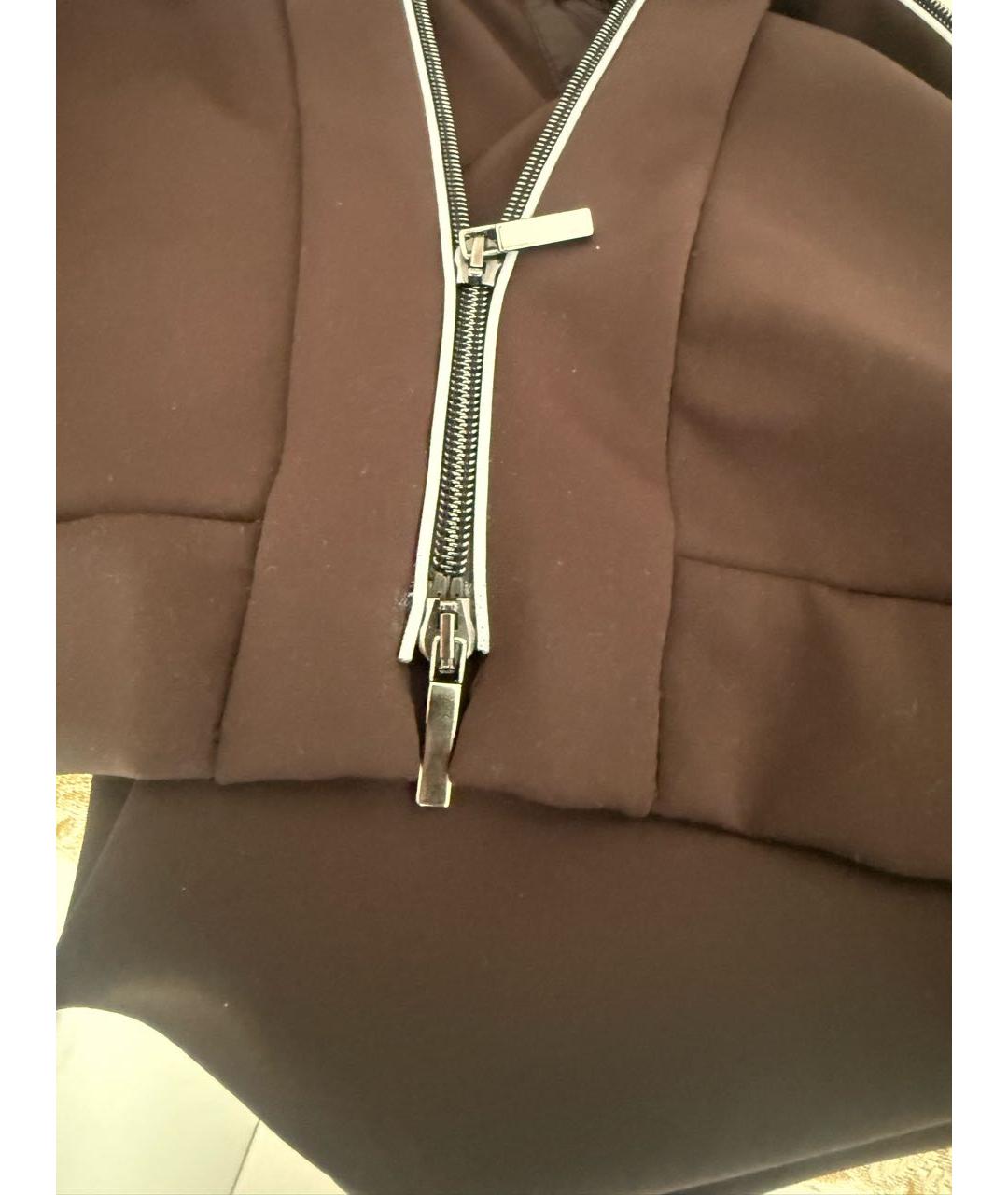 MAX MARA Коричневый синтетический костюм с брюками, фото 7