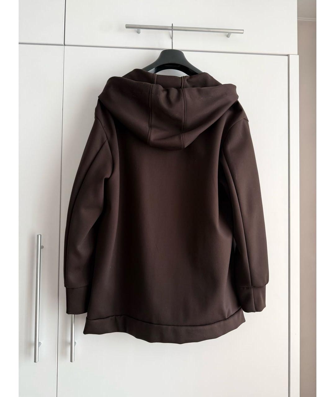 MAX MARA Коричневый синтетический костюм с брюками, фото 2