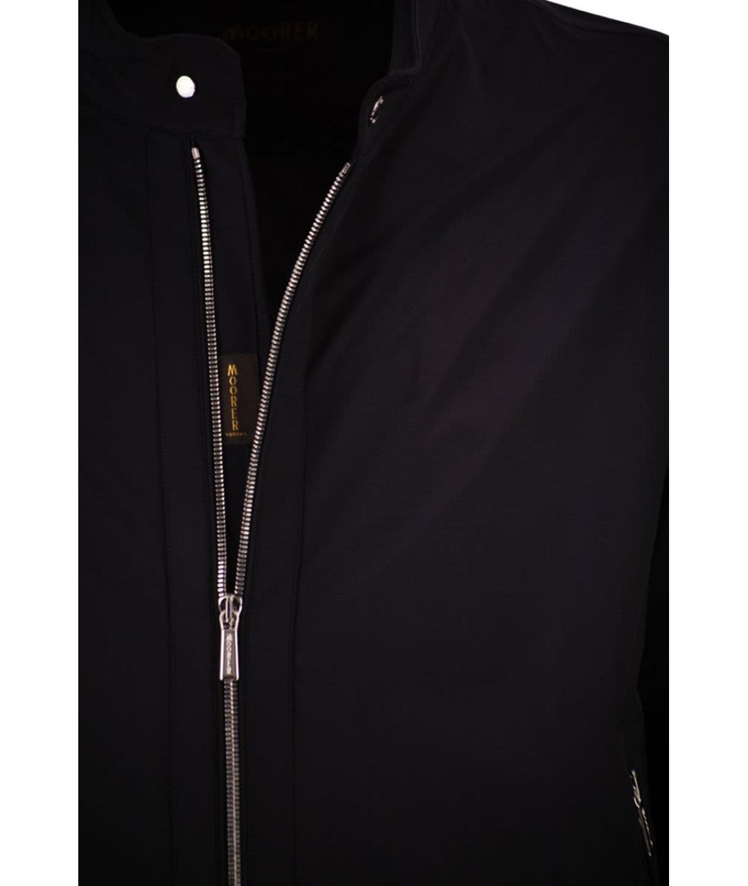 MOORER Синяя полиамидовая куртка, фото 4