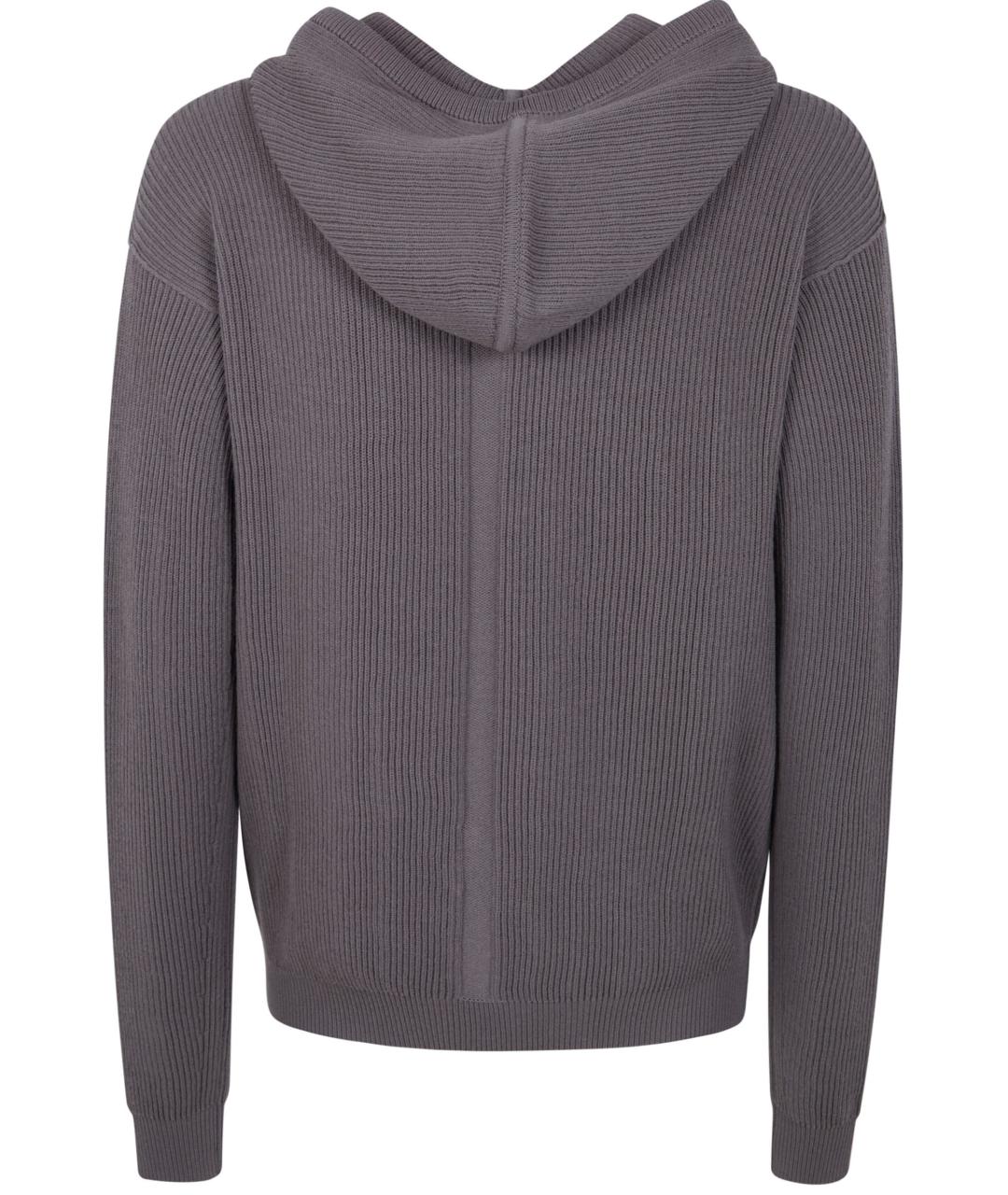 RICK OWENS Серая шерстяная куртка, фото 2