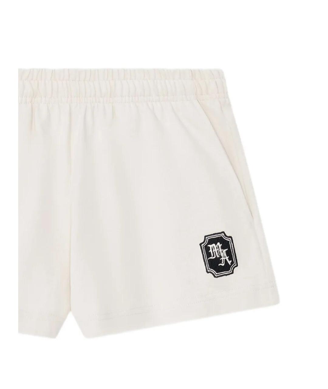 AMIRI Белые хлопковые шорты, фото 2